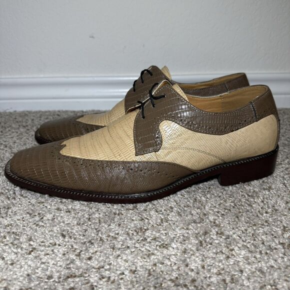 LUCIO RICCI "OXFORD"  DRESS CASUAL SHOES SIZE 12M - Picture 3 of 10